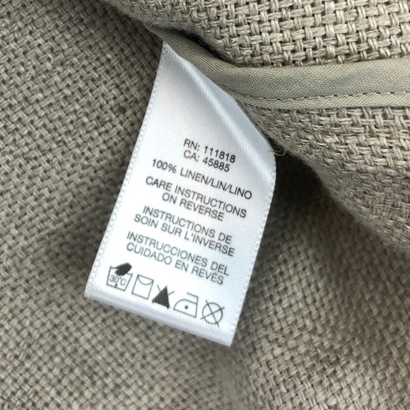 Michael Kors Gold Linen Jacket Blazer - Picture 5 of 7